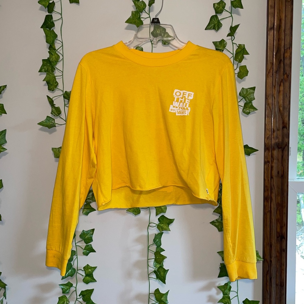 •vans off the wall cropped long sleeve•